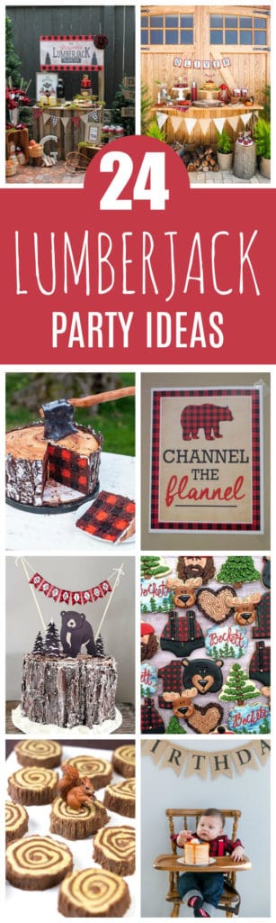 24 Lumberjack Themed Birthday Party Ideas on Pretty My Party