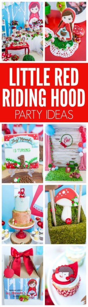 Adorable Little Red Riding Hood Birthday Party on Pretty My Party