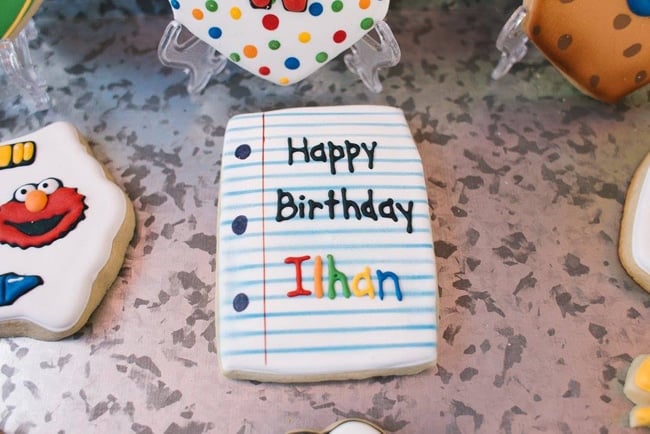 Sesame Street Party Cookies