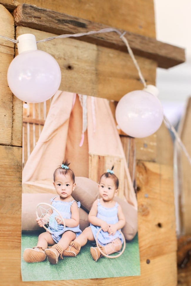 Twins Boho Themed 1st Birthday Party