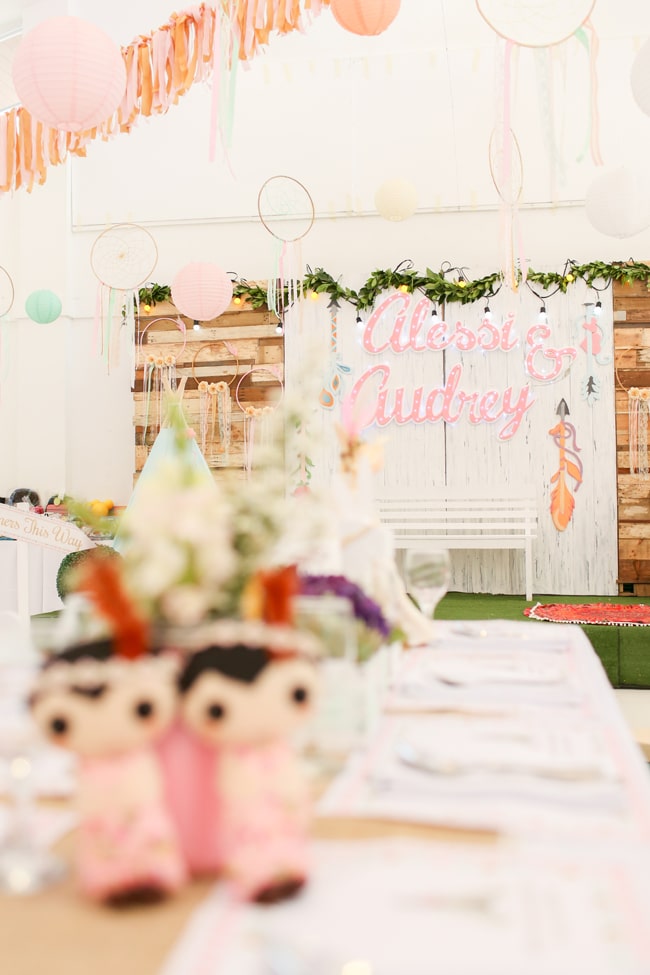 Twins Boho 1st Birthday Party