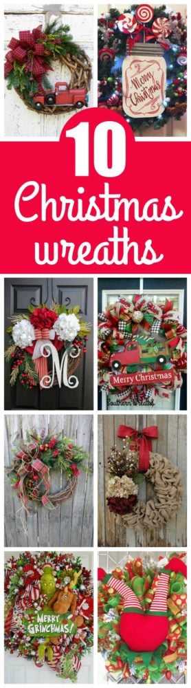 10 Fabulous Holiday Wreaths You Need For Your Home on Pretty My Party