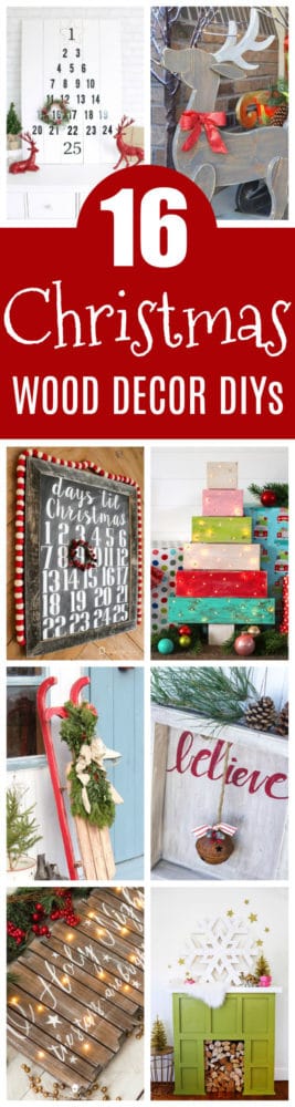 16 Utterly Perfect DIY Wood Christmas Decorations on Pretty My Party
