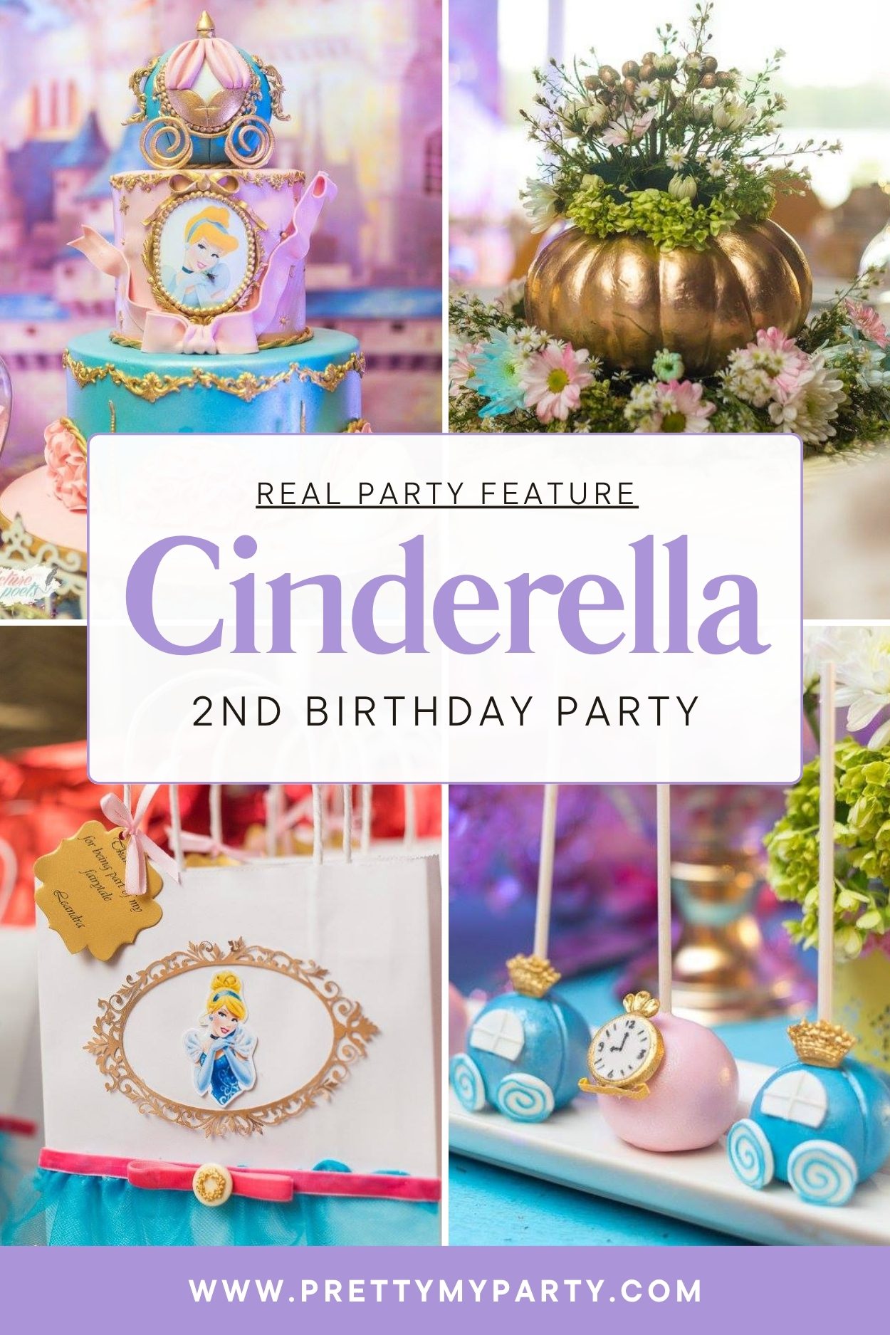 This magical Cinderella-themed second birthday party is full of fairytale inspiration for parents planning a princess-worthy celebration for their little one.