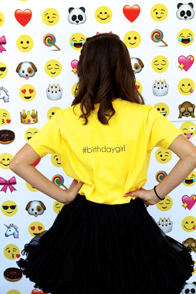 Awesome Emoji Themed 11th Birthday Party Shirt
