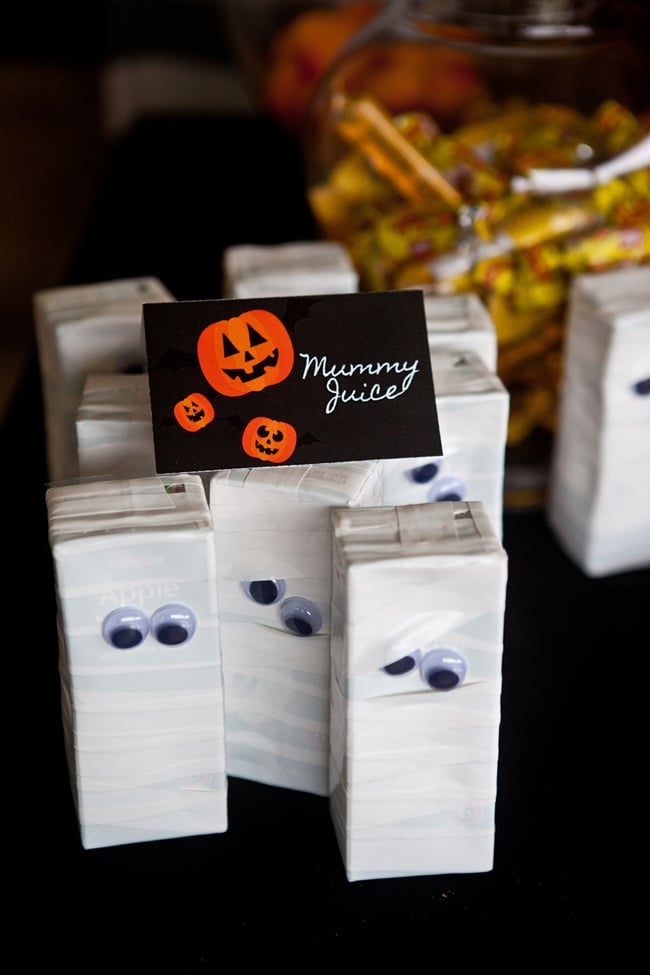 Mummy Juice - Healthy Halloween Snacks