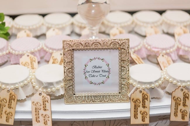 Blush Garden Baby Shower Favors