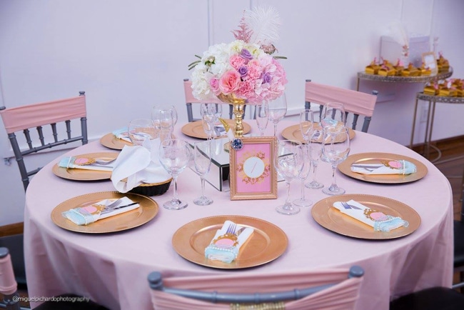 Gorgeous Marie Antoinette Baby Shower Table - Pretty My Party