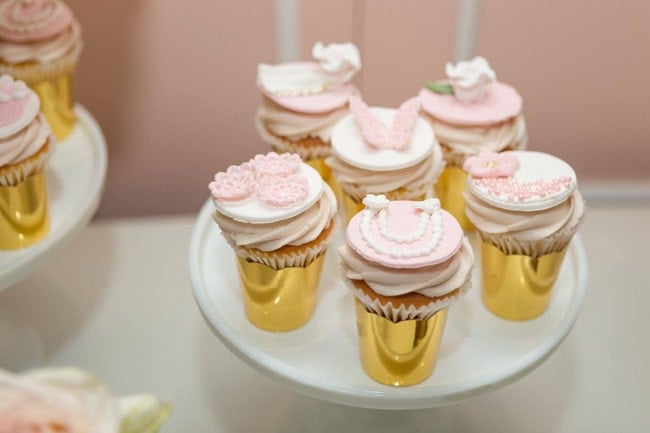 Garden Baby Shower Cupcakes