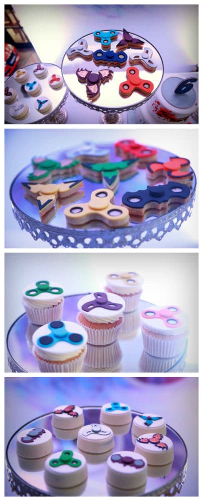 Awesome Fidget Spinner Themed Birthday Party Desserts on Pretty My Party