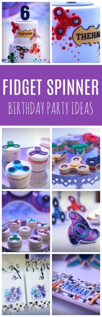 Awesome Fidget Spinner Themed Birthday Party on Pretty My Party