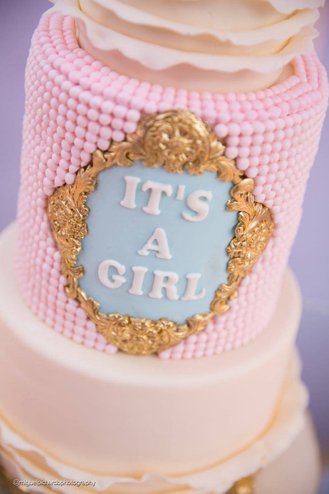 Gorgeous Marie Antoinette Baby Shower