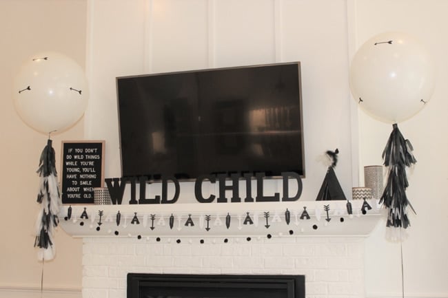 Wild Child Themed Birthday Party on Pretty My Party