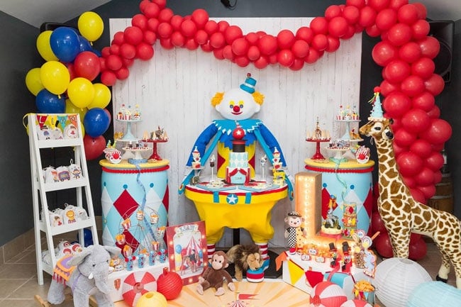 Sweet Circus Birthday Party