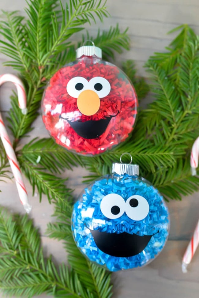 DIY Sesame Street Ornaments - DIY Christmas Ornaments For Kids