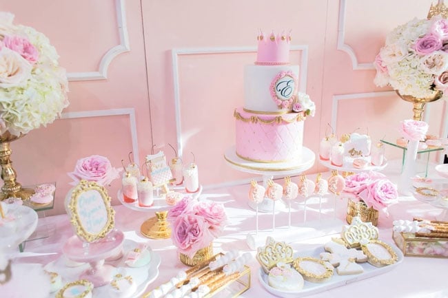 Princess Party Dessert Table