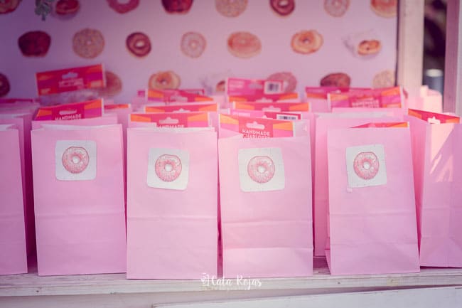 Vintage Donut Birthday Party Favors