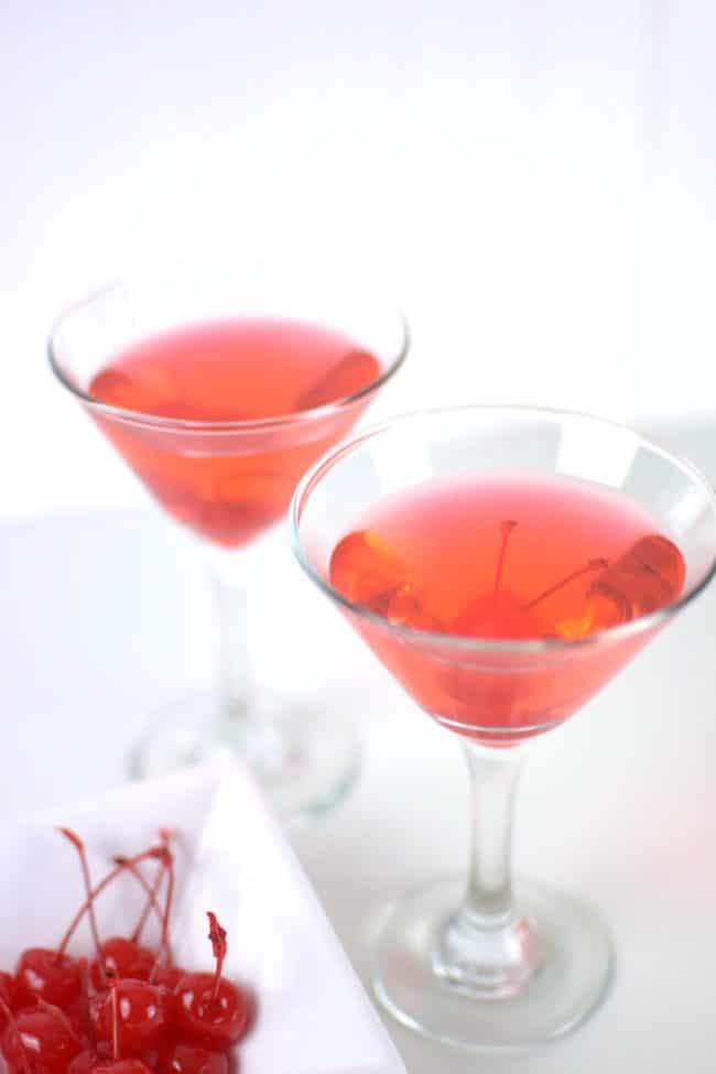 Sparkling Black Cherry Martini - 3 Party Perfect Dasani Sparkling Drink Recipes