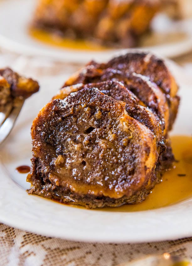 Overnight Gingerbread French Toast for Kids Santa Breakfast