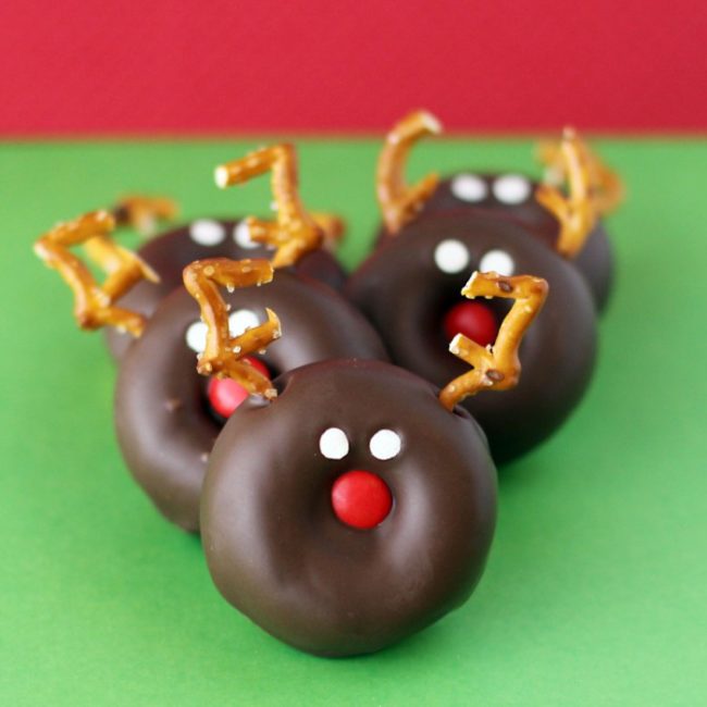 Rudolph Donuts for Kids Santa Breakfast