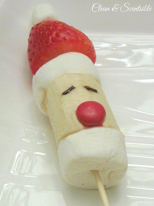 Santa Banana Pops for Kids Santa Breakfast