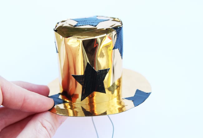 DIY New Year's Eve Mini Top Hats | Pretty My Party