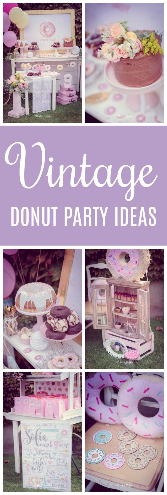 Vintage Donut Birthday Party - Pretty My Party