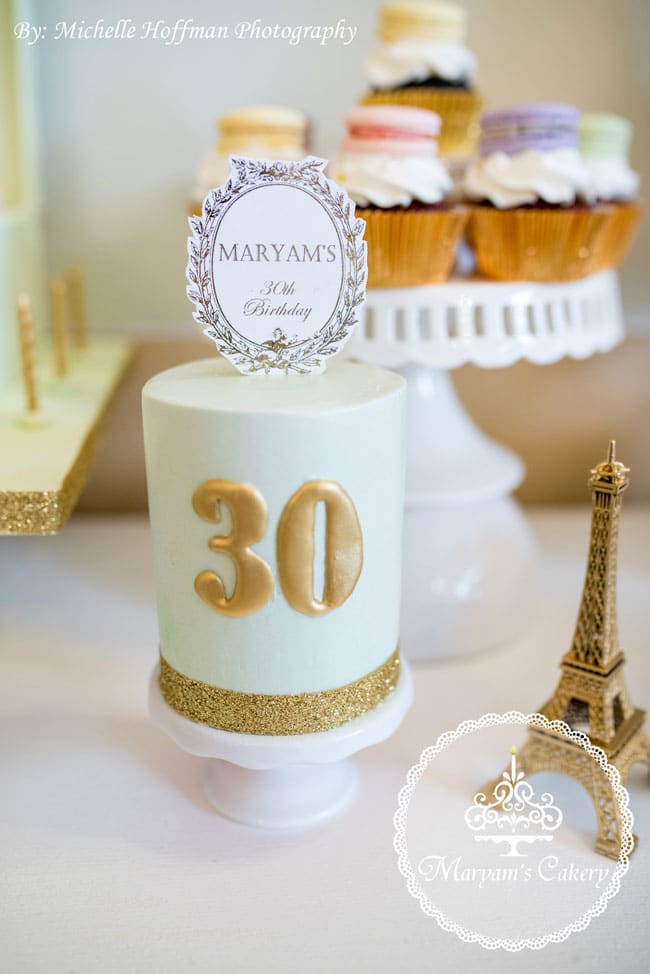 French Parisian Tea Party 30th Birthday