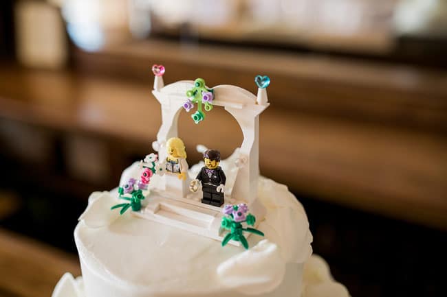 Summer Garden Party Wedding Cake