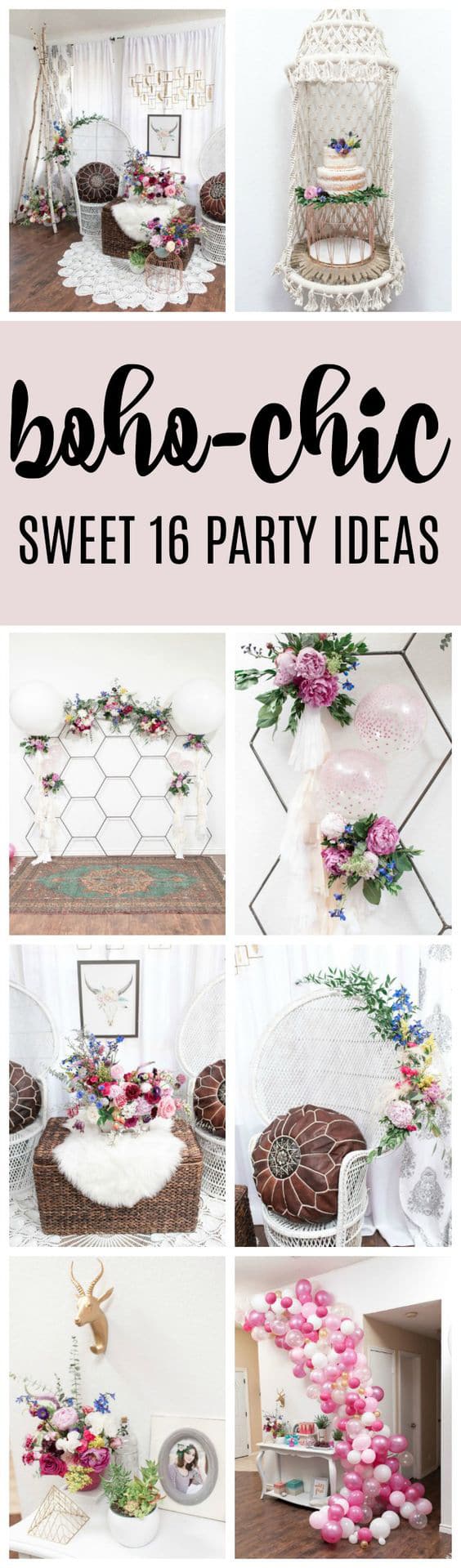 Colorful Boho Sweet Sixteen - Pretty My Party