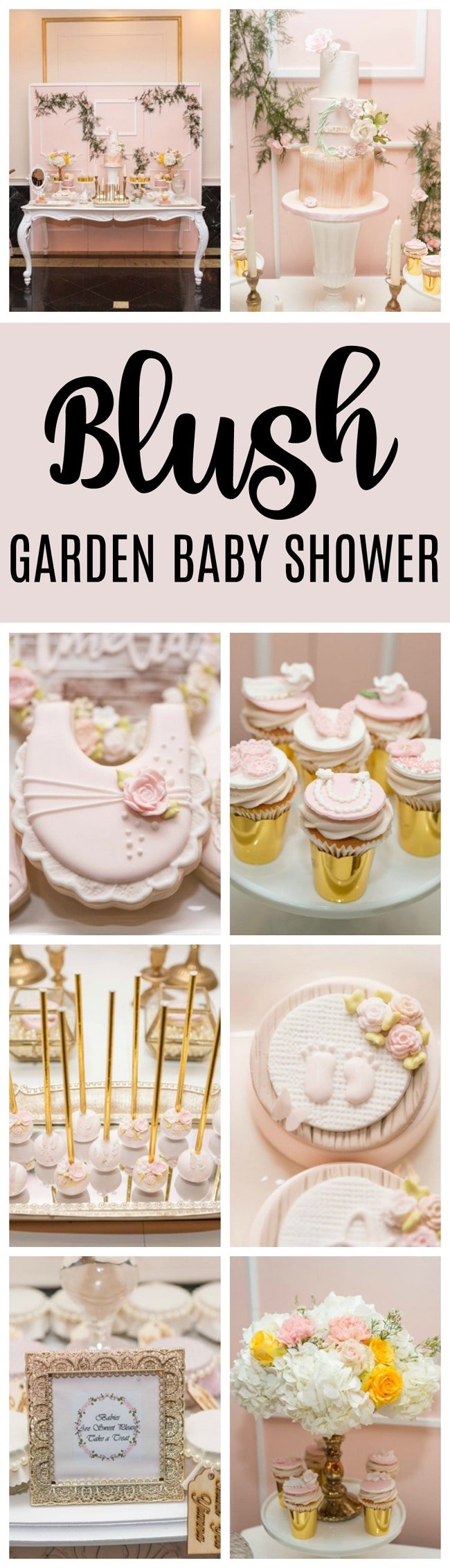 Blush Garden Themed Baby Shower - Pretty My Party
