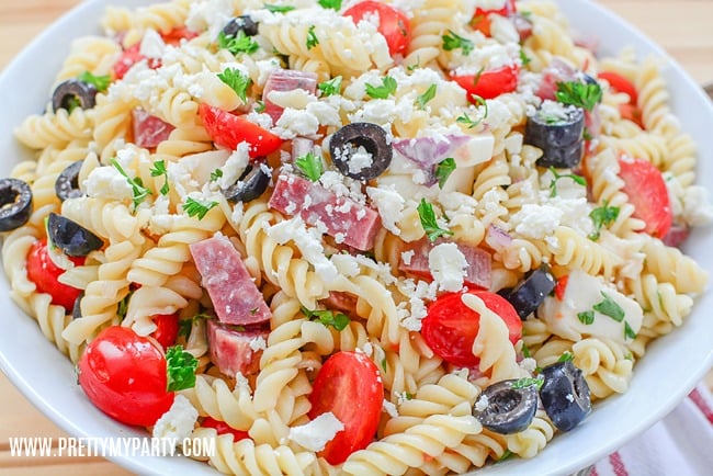 Easy Classic Italian Pasta Salad