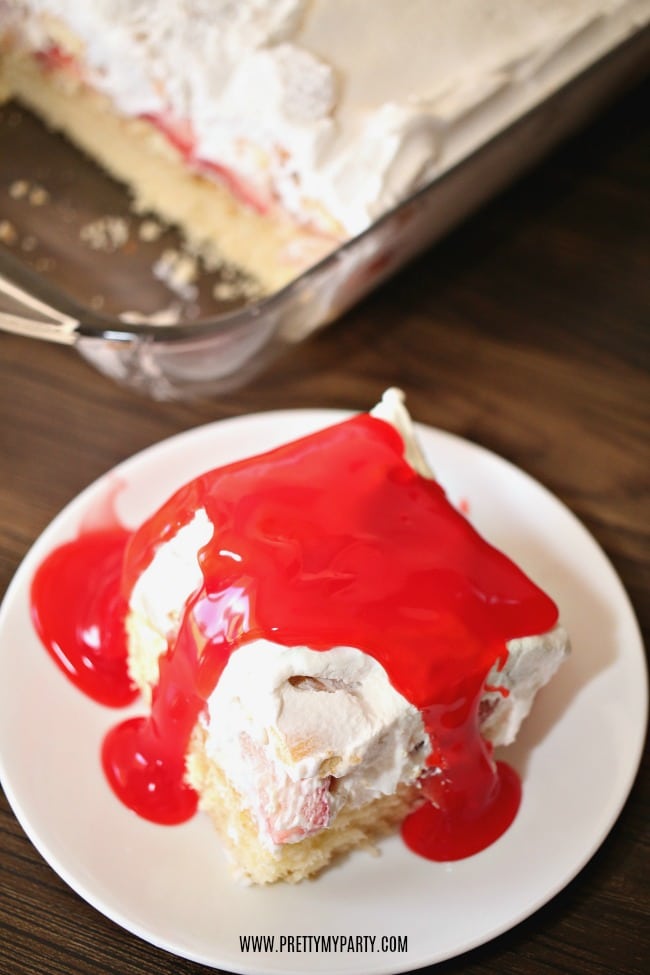 Strawberry Shortcake with Strawberry Glaze