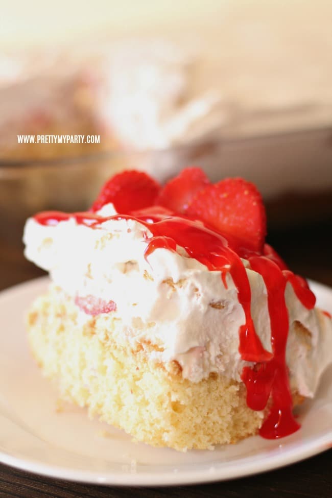 Strawberry Shortcake with Strawberry Glaze