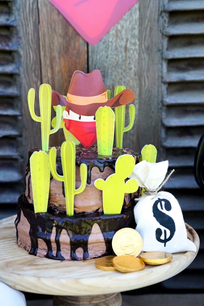 Cowboy Birthday Cake