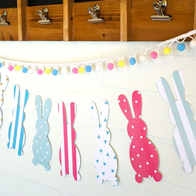 DIY Easter Bunny Garland