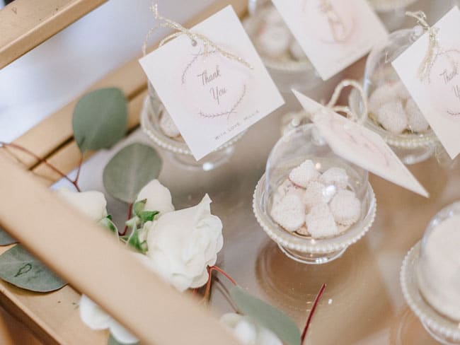 Parisian Tea Party Favors With Thank You Tags