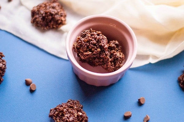 No Bake Chocolate Oatmeal Cookies