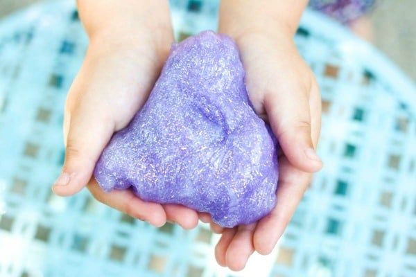 Glitter Slime Recipe With Contact Solution