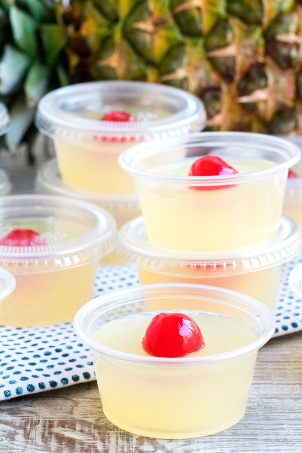 Pina Colada Jello Shots