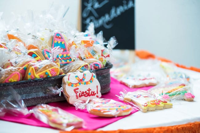 Colorful Fiesta Theme Quinceanera Cookies
