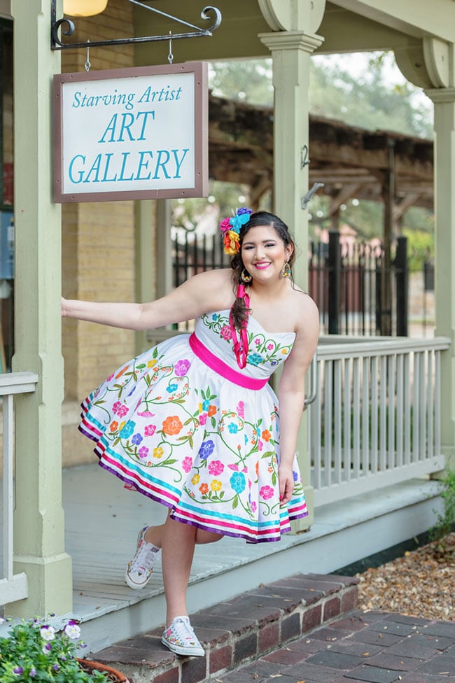 Colorful Quinceanera Dress