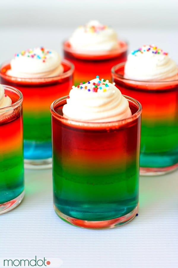 happy birthday jello shots