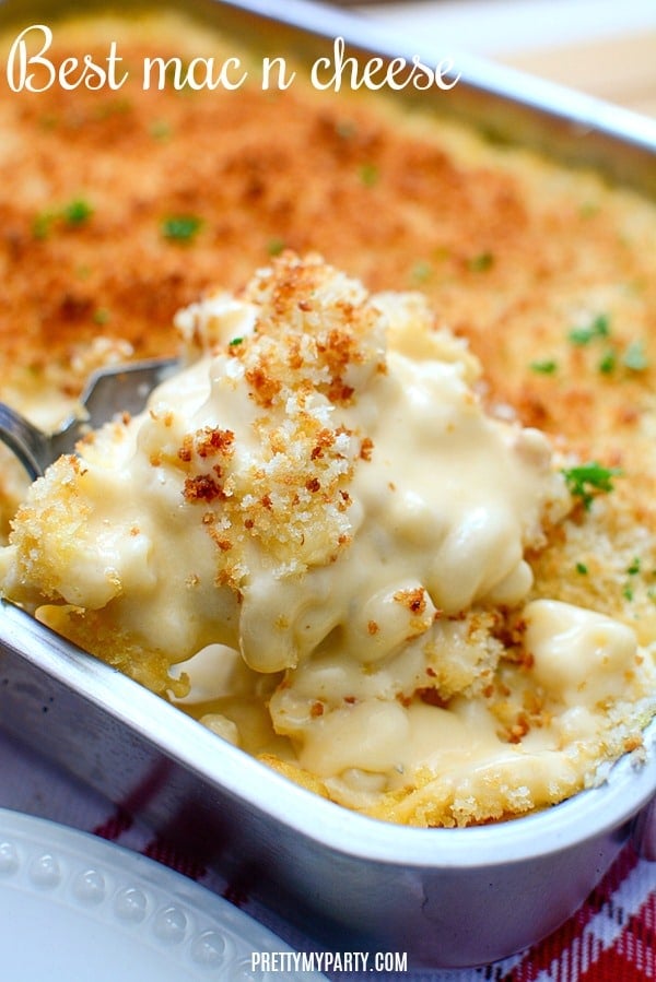 The Best Homemade Baked Mac and Cheese Recipe on Pretty My Party