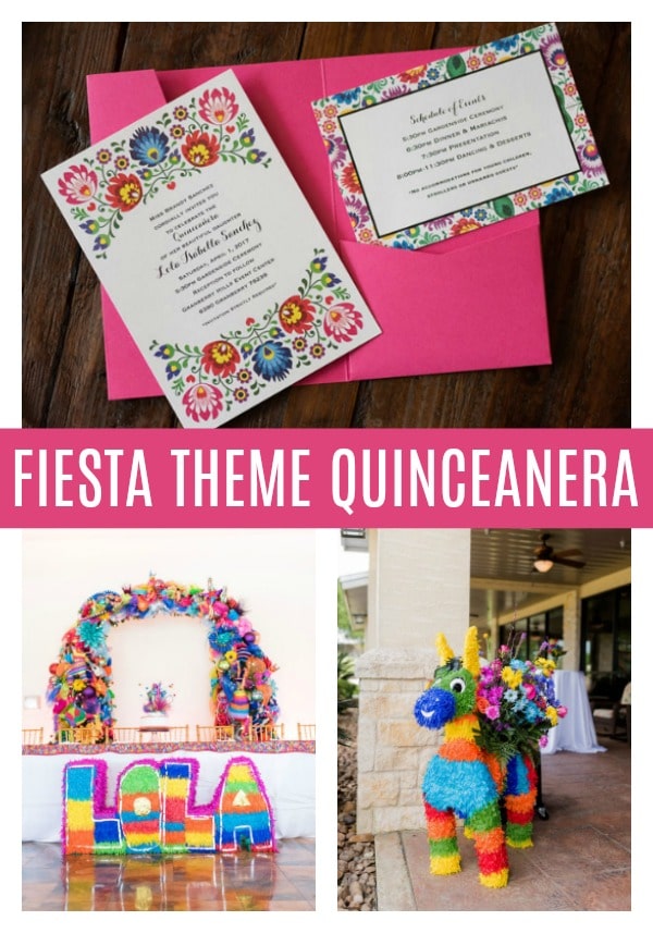Colorful Fiesta Theme Quinceanera - Pretty My Party