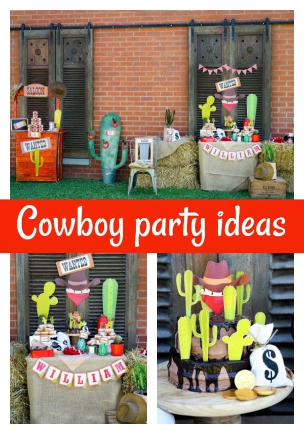 Wild West Cowboy Themed Birthday Party - Pretty My Party