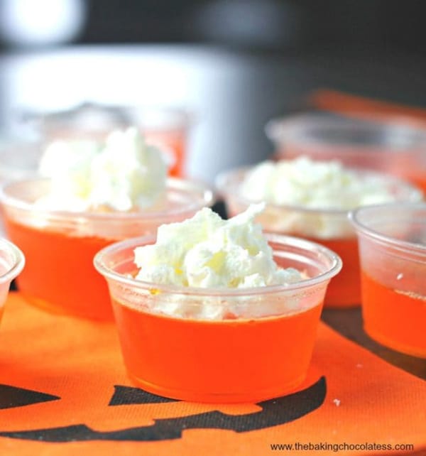 Orange Creamsicle Jello Shots
