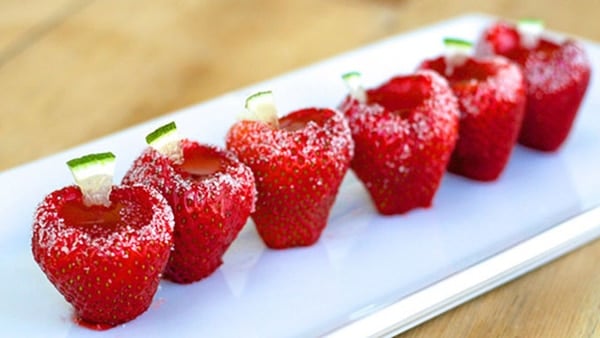 Strawberry Daiquiri Jello Shots