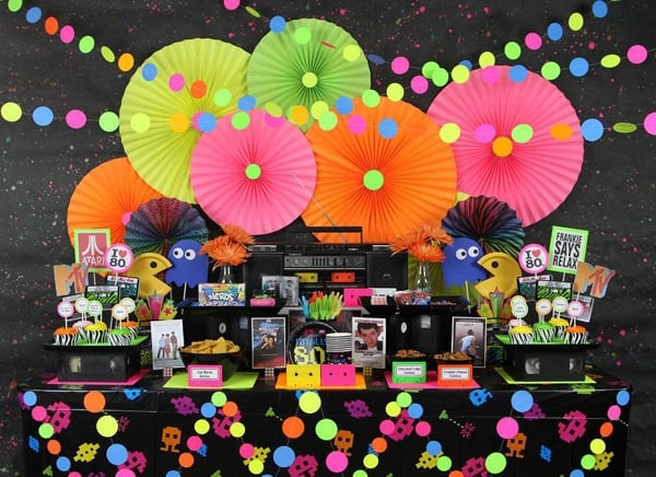 Totally Epic 80s Theme Party Ideas - Pretty My Party