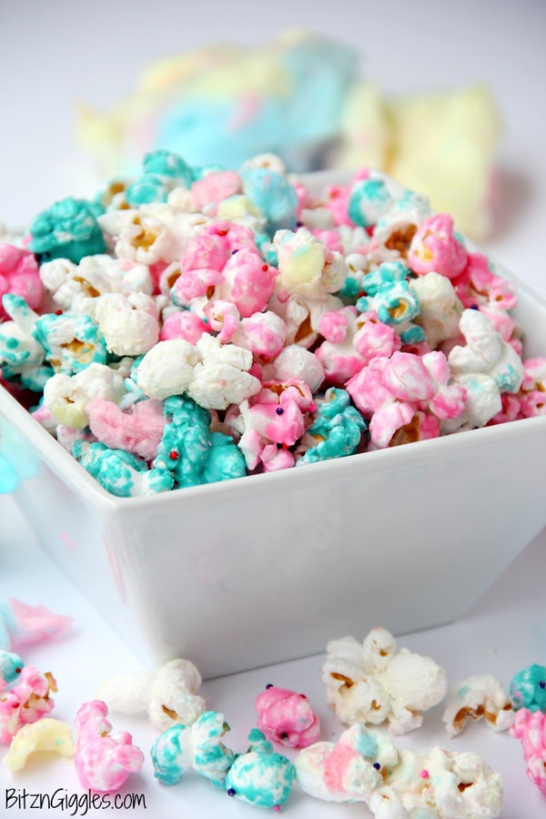 Cotton Candy Popcorn - Shimmer and Shine Party Food